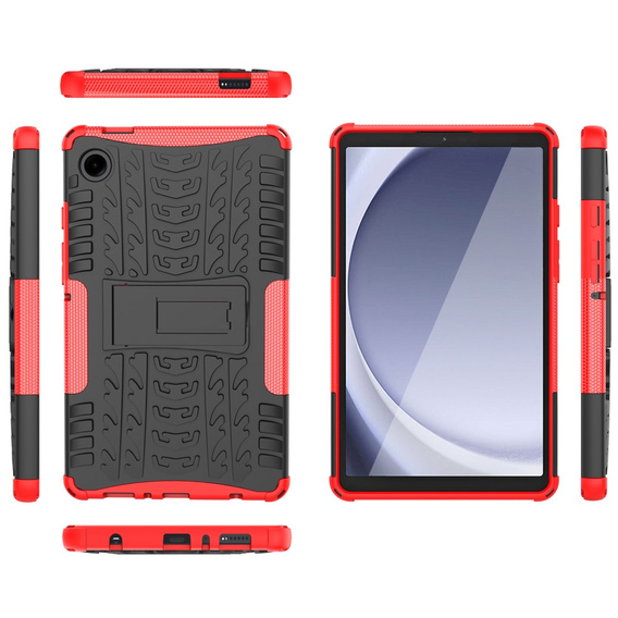 Case for Samsung Galaxy Tab A9, Tire Armor, red