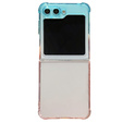 Case for Samsung Z Flip5, Gradient Dropproof, pink / blue