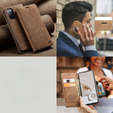 CASEME case for Samsung Galaxy S20 FE, Leather Wallet Case, brown