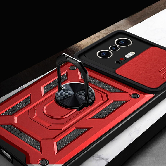 Case for Xiaomi 11T / 11T Pro, CamShield Slide, red