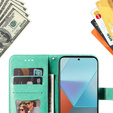 Flip case for Xiaomi Redmi Note 13 Pro 5G, Mandala, green