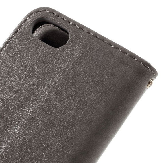 Flip case for iPhone 7/8/SE 2020/SE 2022, Butterfly, grey