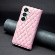 Flip case for Samsung Galaxy M15 5G, Wallet, BINFEN COLOR, pink