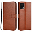 Flip case for Motorola Edge 30 Neo 5G, Crazy Horse Wallet, brown