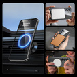 Case for Samsung Galaxy S24, Electro MagSafe, black + Screen Glass