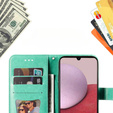 Flip case for Samsung Galaxy A14 4G/5G, Mandala Flower, green