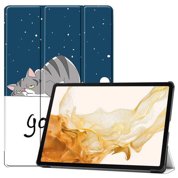 Case for Samsung Galaxy Tab S9 Plus, Smartcase, sleeping cat