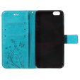 Flip case for iPhone 6/6S 4.7, Butterfly, blue