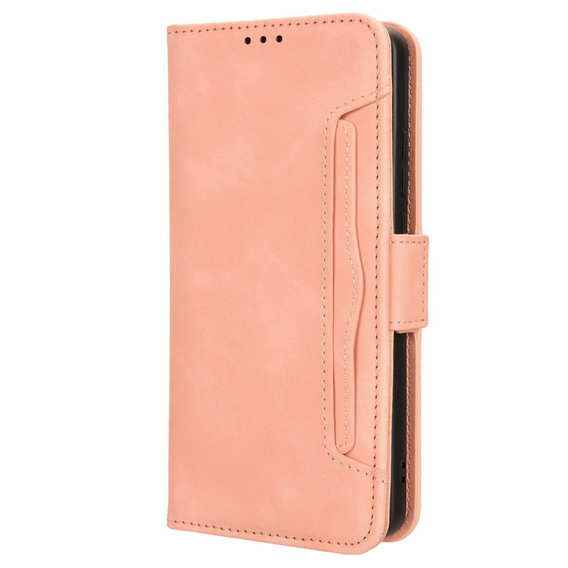 Flip case for OnePlus 12 5G, Card Slot, pink