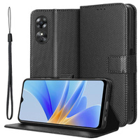 Flip case for Oppo A17, Smart Magnet, black