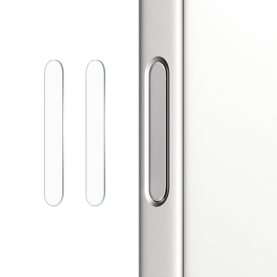 2x NORTHJO Camera Control Button Glass for iPhone 16 / 16 Plus / 16 Pro / 16 Pro Max, transparent