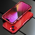 Case LUPHIE for iPhone 13 Mini, Armor Bumper, red