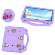 Children's case for Samsung Tab A8 X200 / X205, Cute Patterns, with stand, purple