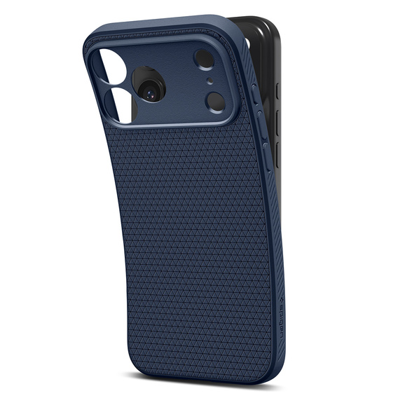 Spigen Liquid Air Case for iPhone 17 Pro, Navy Blue