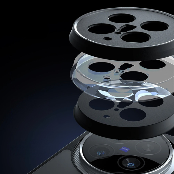 Case for Vivo X200 Pro 5G, for MagSafe, ERBORD Matt Case, black