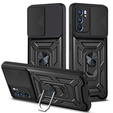 Case for Oppo Reno 6 5G, CamShield Slide, black