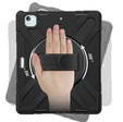 Armored Case for Apple iPad Pro 13" 7 gen. 2024 (A2925, protective 360 with stylus slot, black