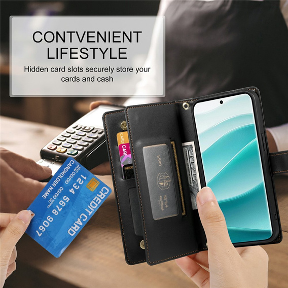 Flip case with zip pocket for Xiaomi Redmi Note 15 Pro 5G