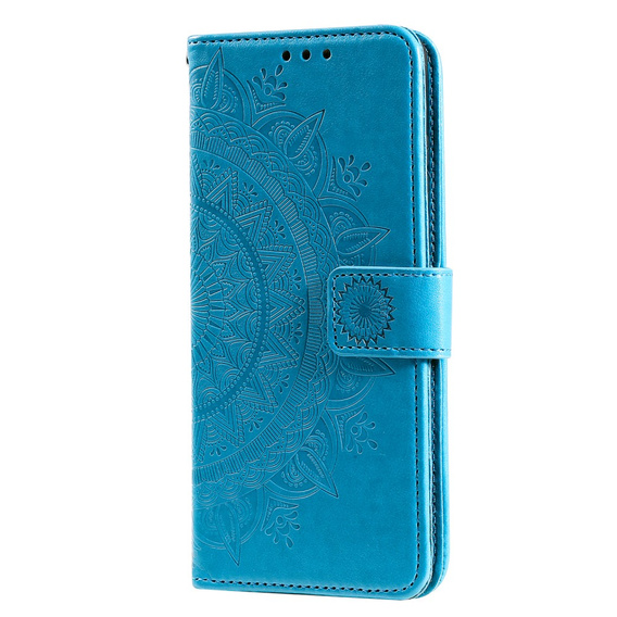 Flip case for Samsung Galaxy A53 5G, Mandala, blue