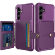 Case for Samsung Galaxy S23 FE, Card Holder Kickstand, purple