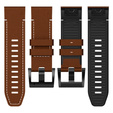 Quickfit leather strap for Garmin Fenix 5/6/6 PRO/7 Forerunner 965/955/945
