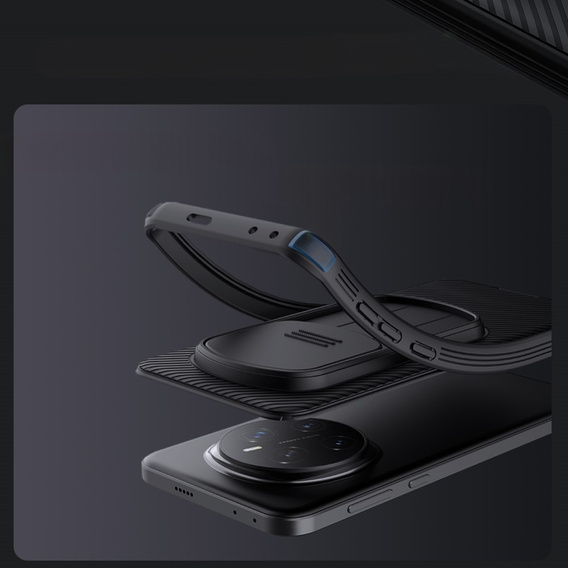 Case for Honor Magic 7 Pro, Armored Nillkin, CamShield Pro, black