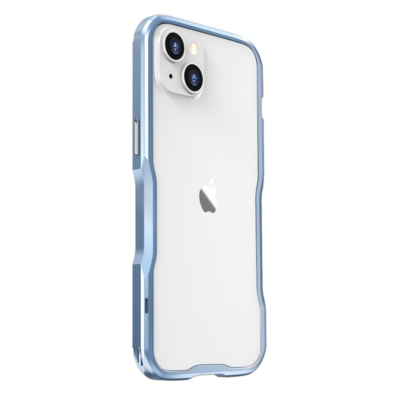 Case LUPHIE for iPhone 14 Plus, Armor Bumper, blue