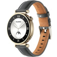 Natural leather strap for watches with 18mm attachment width