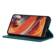 Case for Xiaomi Redmi Note 13 Pro+, Wallet Litchi Leather, green