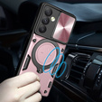 Armor case for Samsung Galaxy A54 5G, CamShield Slide, pink rose gold