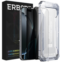 2x Privatization Tempered Glass for iPhone 17 Pro/17/16 Pro, ERBORD 9H Easy App Anti-Peep
