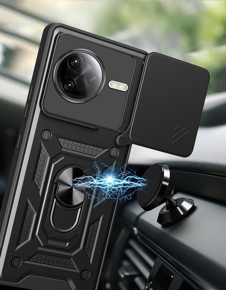 Case for Xiaomi Poco F7 Ultra, CamShield Slide, black