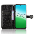 Flip case for Oppo A5 5G / A5m, Wallet Rhombus, black