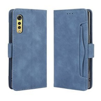 Flip case for LG Velvet, Card Slot, blue