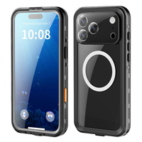 Case for iPhone 17 Pro Max, IP68 waterproof, SHELLBOX MagSafe, black