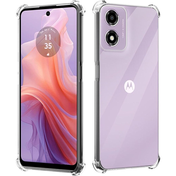 Case for Motorola Moto E14, Dropproof, transparent
