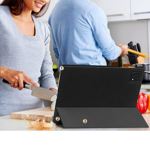 Case for T Tablet 5G, Smartcase, black