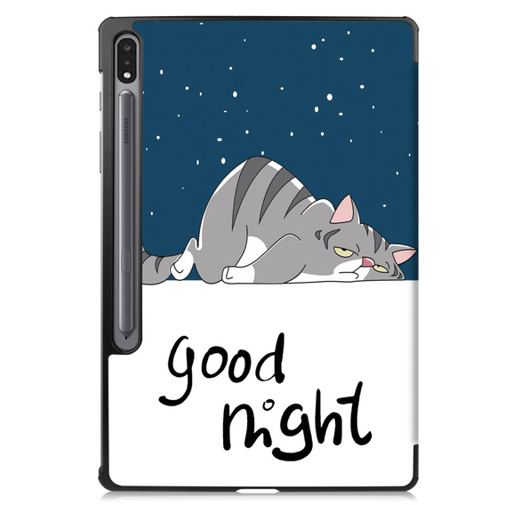 Case for Samsung Galaxy Tab S9 Plus, Smartcase, sleeping cat