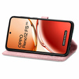 Flip case for Oppo Reno 12FS / 12F, Mandala, pink rose gold