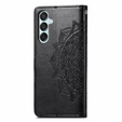 Flip case for Samsung Galaxy M15 5G, Mandala, black