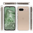Case for Google Pixel 8A, Shockproof, with film, transparent