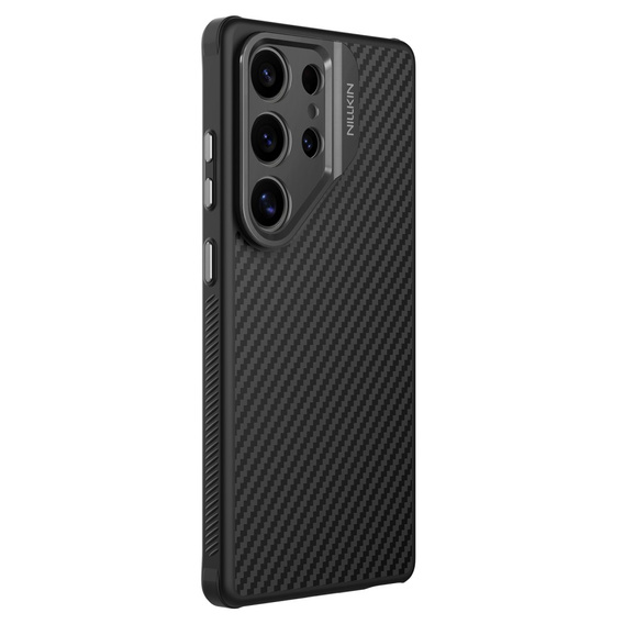 Nillkin Armored Case for Samsung Galaxy S25 Ultra, Carboprof Case, for Magsafe, black