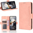 Flip case for Motorola Moto G56 5G, Card Slot, pink