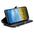 Flip case for Xiaomi Redmi 14C / Xiaomi Poco C75, Wallet Zipper Pocket, black