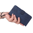 Flip case for Samsung Galaxy A34 5G, Leather Wallet, dark blue