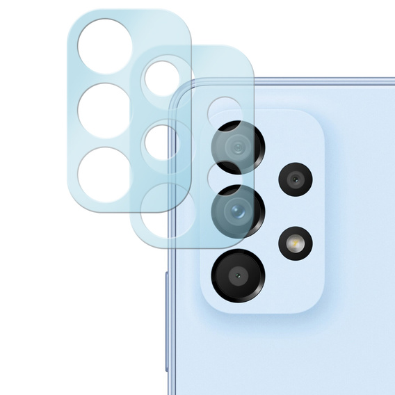 2x ERBORD tempered glass for camera to Samsung Galaxy A23 4G/5G