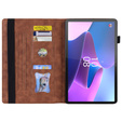 Case for Lenovo Tab P11 Pro Gen 2 TB132FU TB132XU 11.2", Classic, with space for stylus, brown