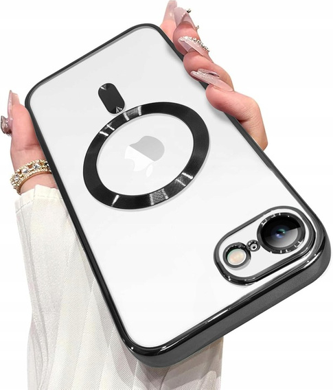 Case for iPhone 7 / 8, Electro MagSafe, black + Screen Glass