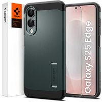 Spigen case for Samsung Galaxy A36 5G, Tough Armor Mag MagSafe, black + 9H Tempered Glass