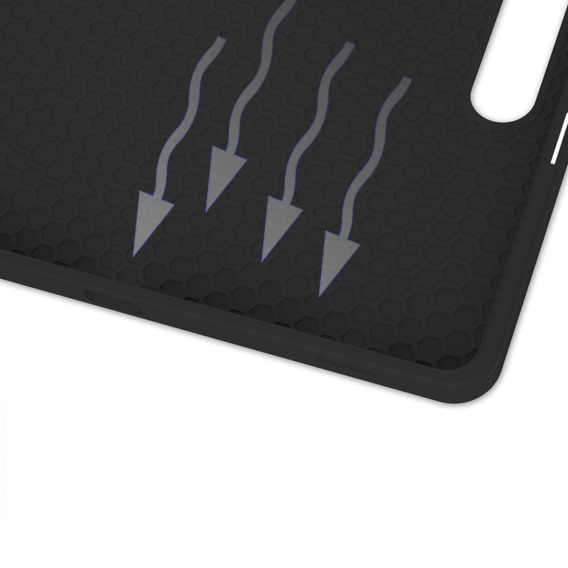 Case for Samsung Galaxy Tab S10+ Plus, Smartcase with stylus space, black